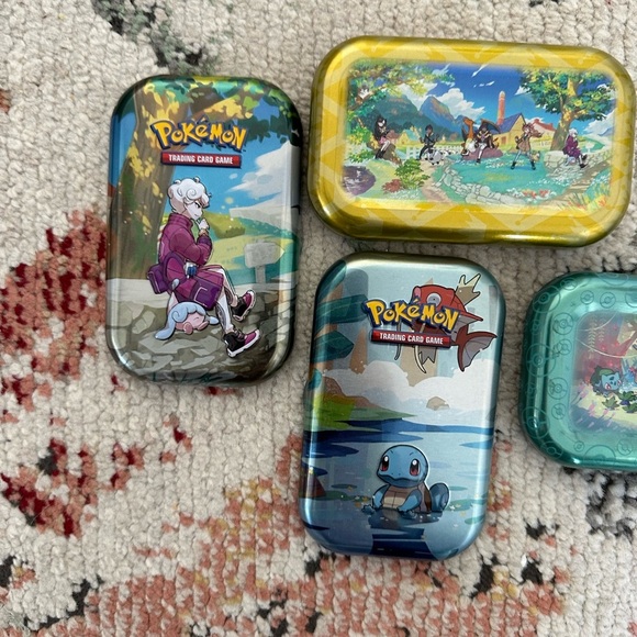 2 Pokemon Empty Tins Kanto Friends & Bede/Hatenna TCG - Picture 6 of 15